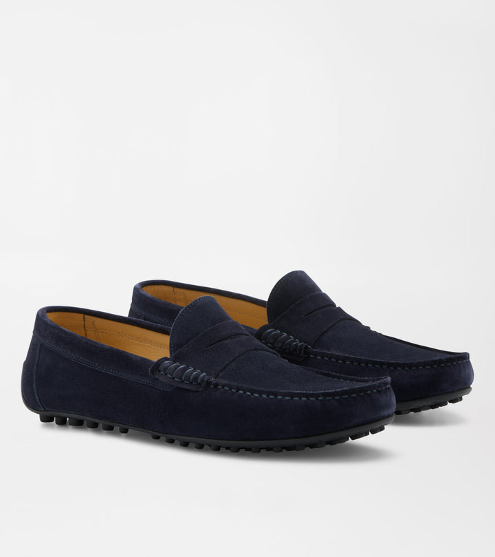 Peter Millar Suffolk Suede Driver: Navy