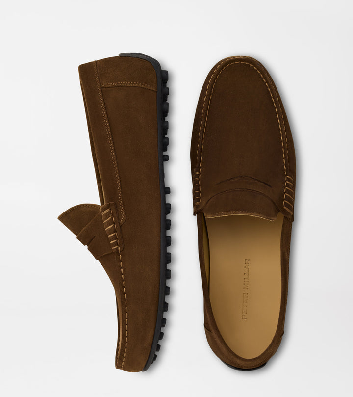 Peter Millar Suffolk Suede Driver: Walnut