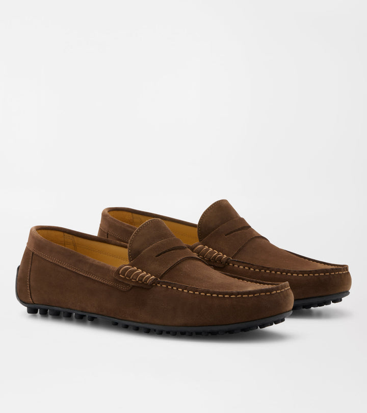 Peter Millar Suffolk Suede Driver: Walnut