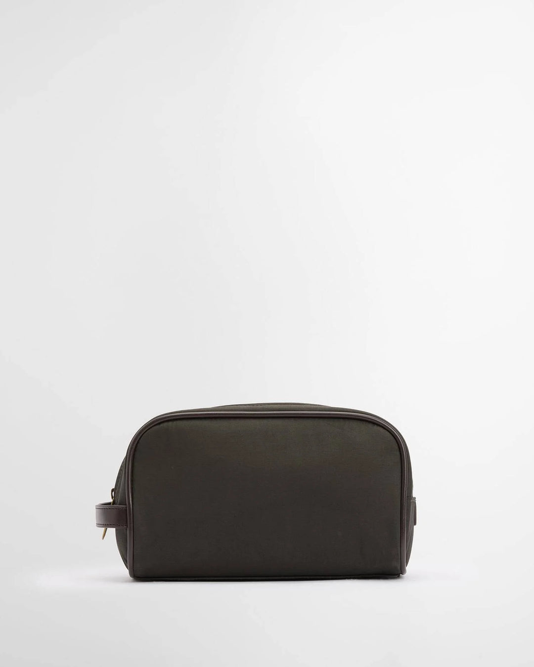 Barbour Waxed Washbag: Olive/Beacon