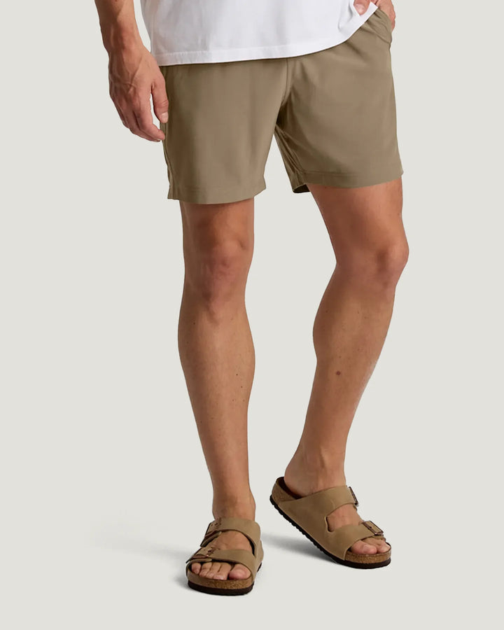 Free Fly Men's Breeze Short – 6": Dark Khaki