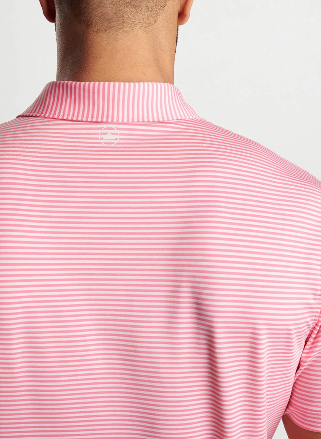 Peter Millar Hales Performance Jersey Polo: Hula Pink