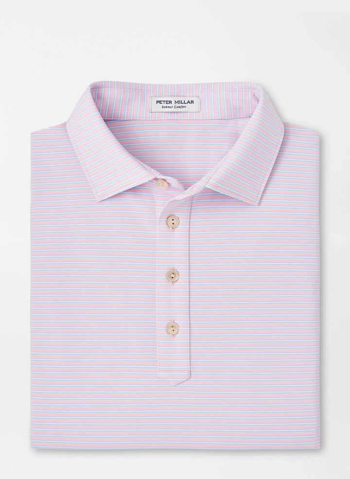 Peter Millar Chatham Performance Jersey Polo: Palmer Pink