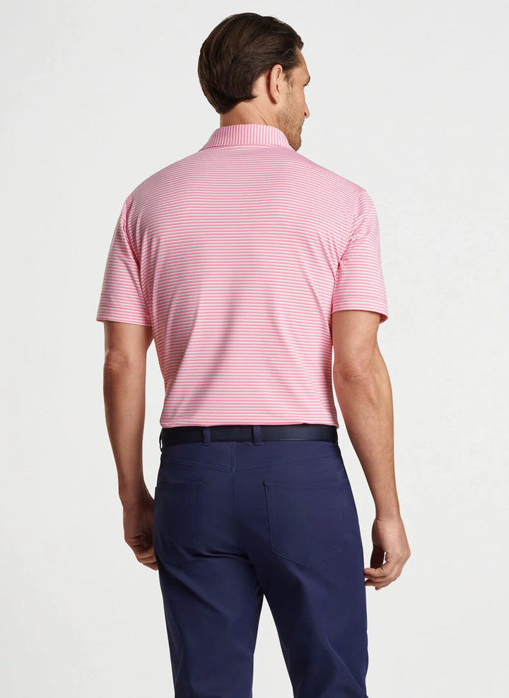 Peter Millar Cedar Performance Jersey Polo: Hula Pink