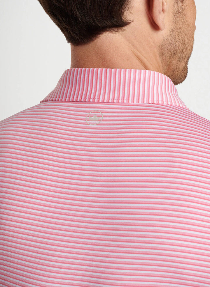 Peter Millar Cedar Performance Jersey Polo: Hula Pink