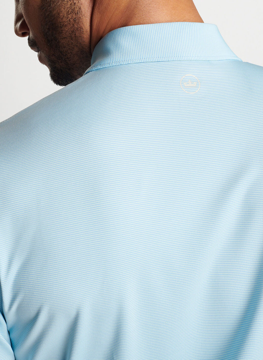 Peter Millar Jubilee Performance Jersey Polo: Cottage Blue