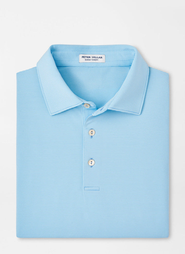 Peter Millar Jubilee Performance Jersey Polo: Cottage Blue