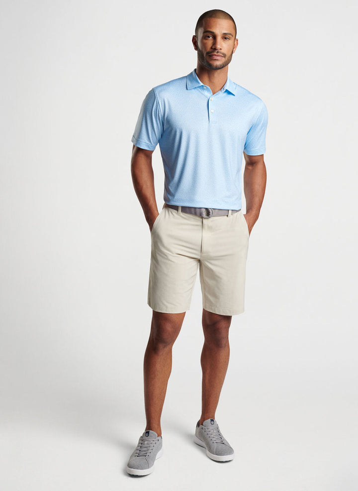 Peter Millar Mahi Mahi Performance Jersey Polo: Cottage Blue