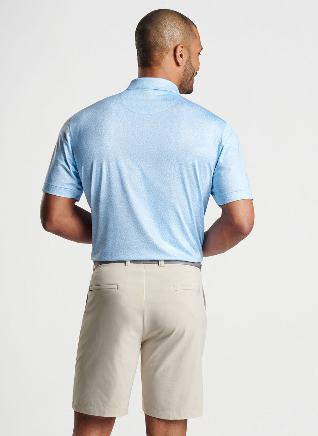 Peter Millar Mahi Mahi Performance Jersey Polo: Cottage Blue