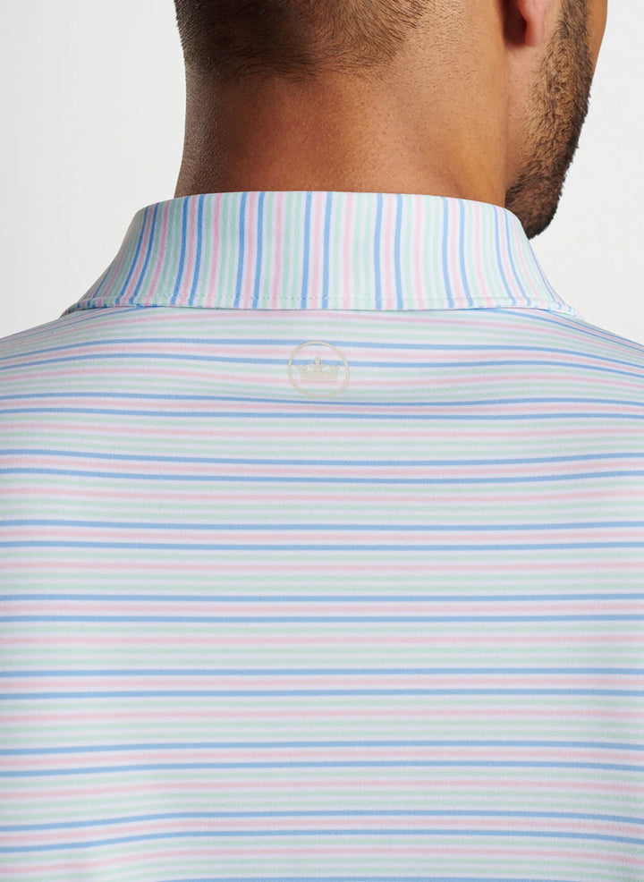 Peter Millar Clifton Performance Jersey Polo: Seaglass