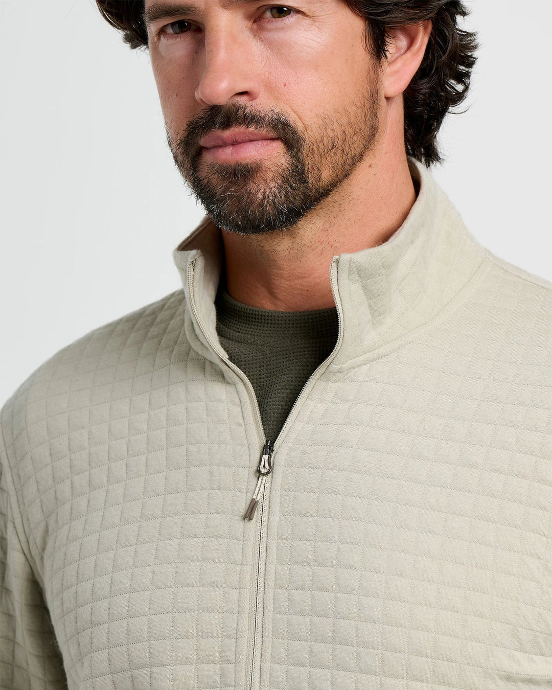 Free Fly Men's Downvalley Quarter Zip: Heather Sandstone