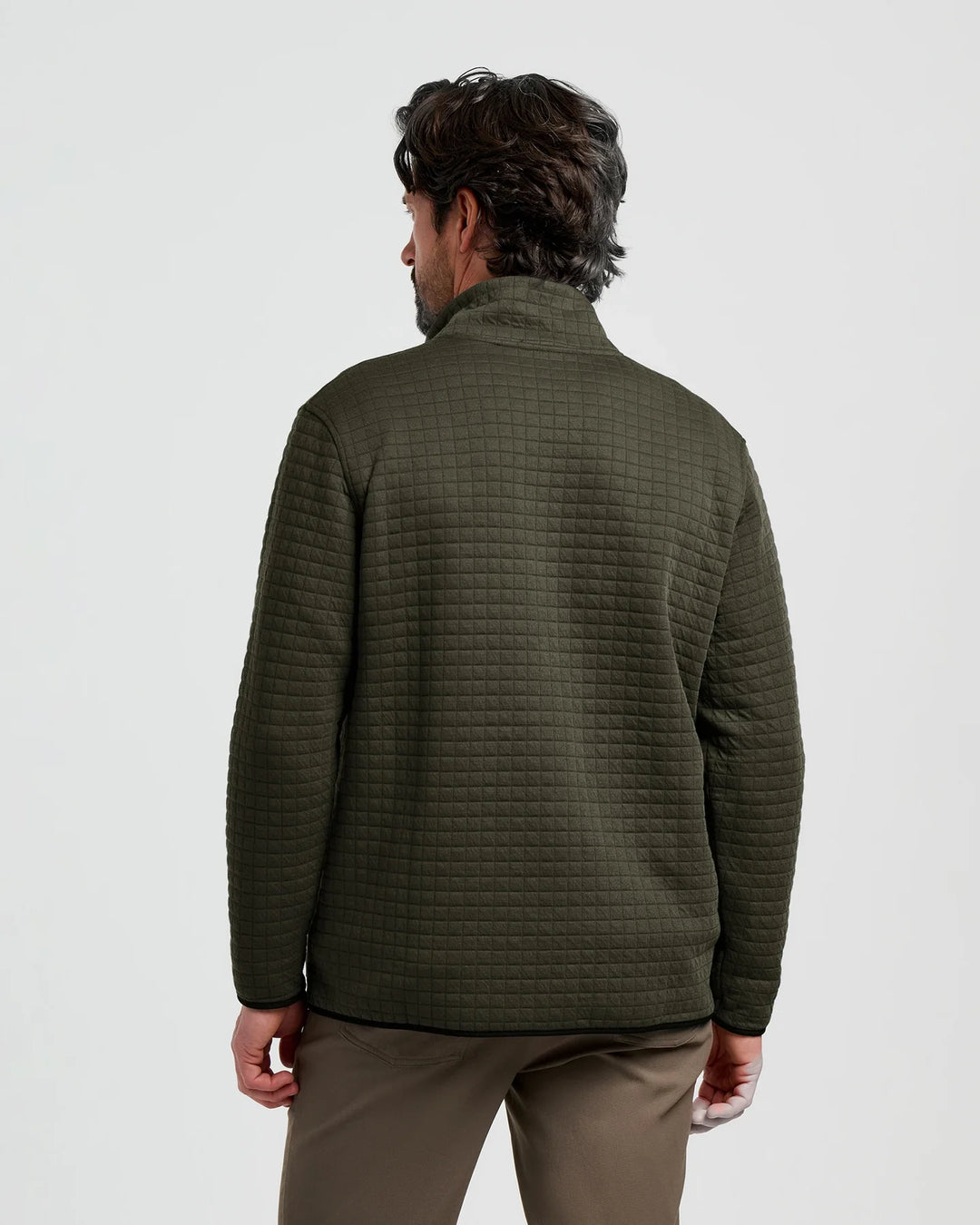 Free Fly Men's Downvalley Quarter Zip: Dark Forest