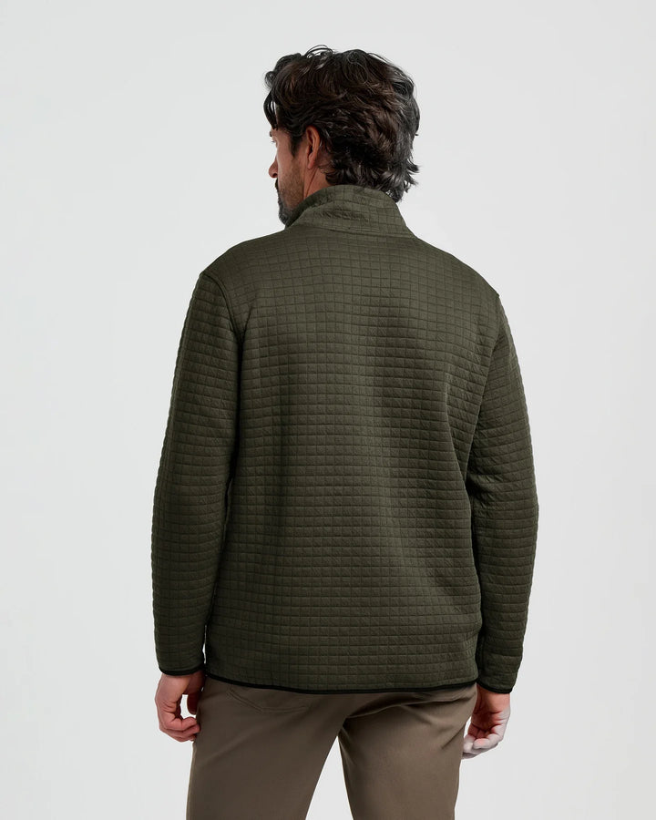 Free Fly Men's Downvalley Quarter Zip: Dark Forest
