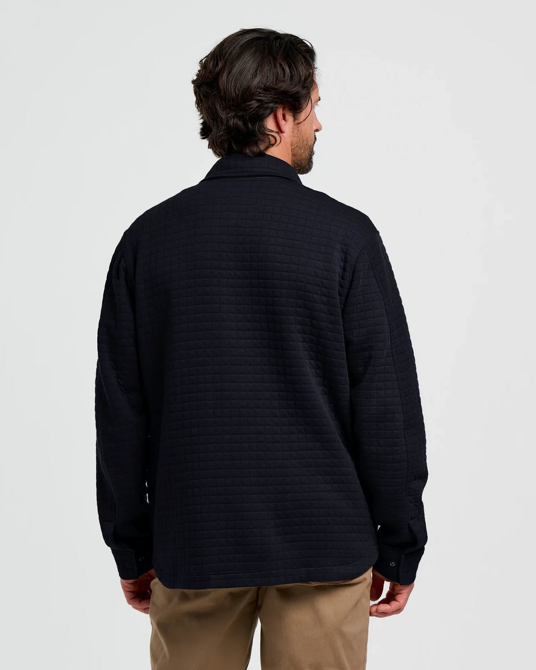 Free Fly Men's Downvalley Overshirt: Black