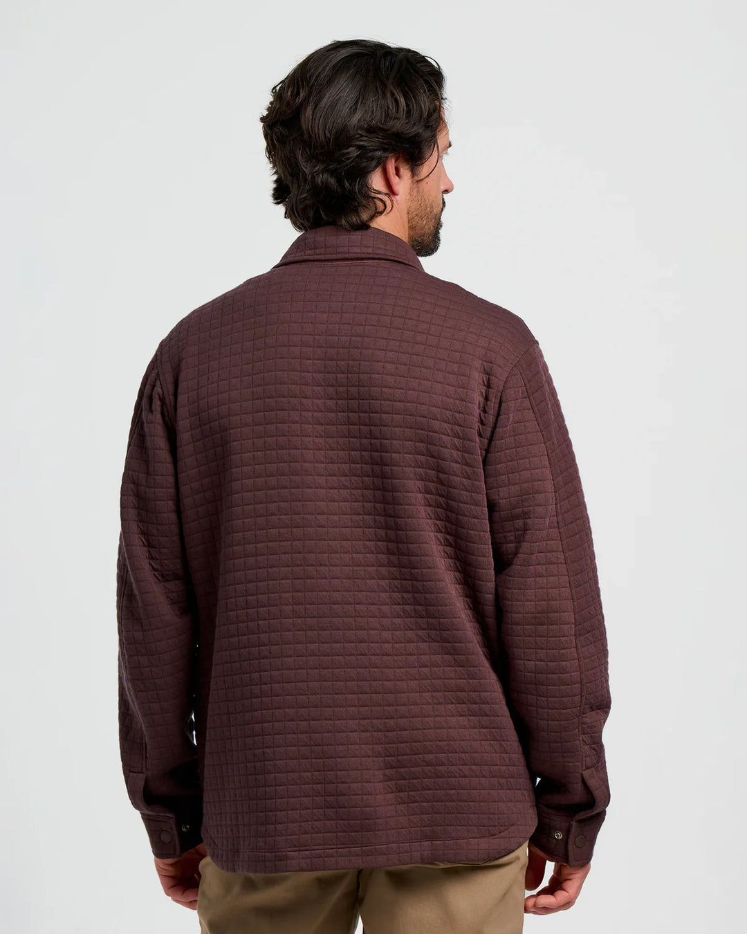 Free Fly Men's Downvalley Overshirt: Chestnut