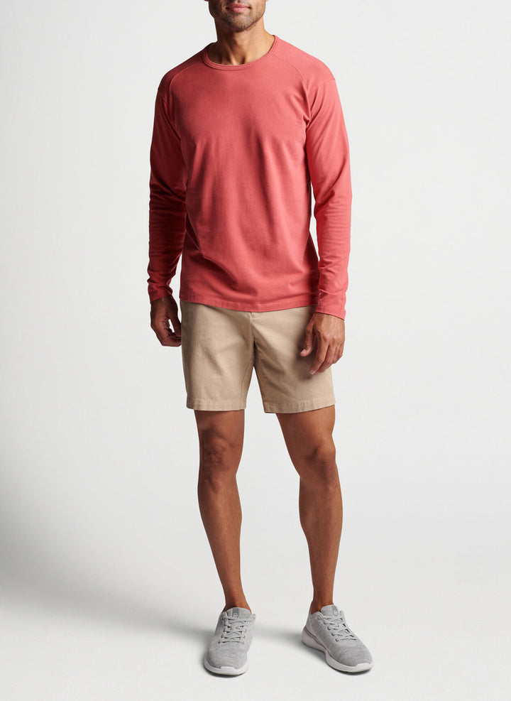 Peter Millar Pilot Twill Short: Khaki