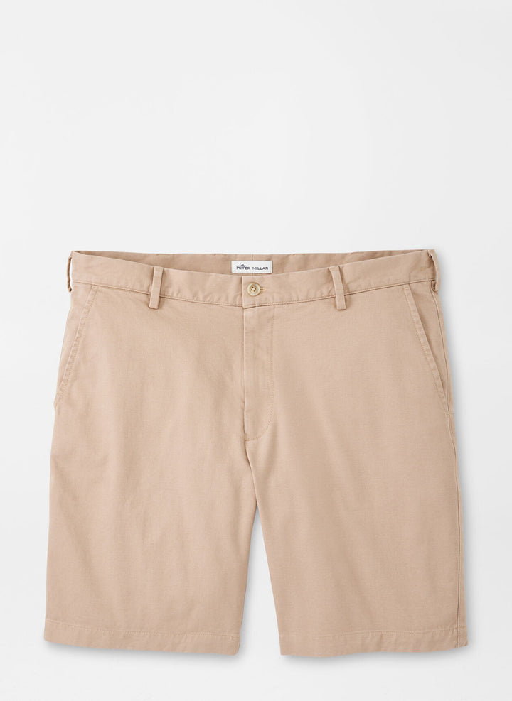 Peter Millar Pilot Twill Short: Khaki