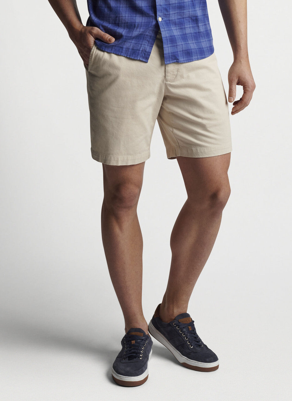 Peter Millar Pilot Twill Short: Stone