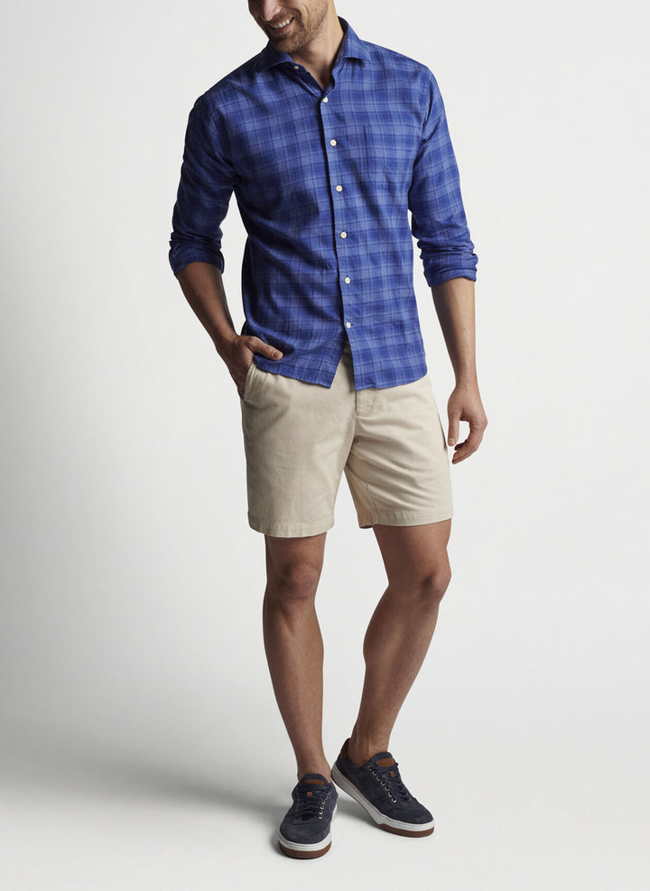 Peter Millar Pilot Twill Short: Stone