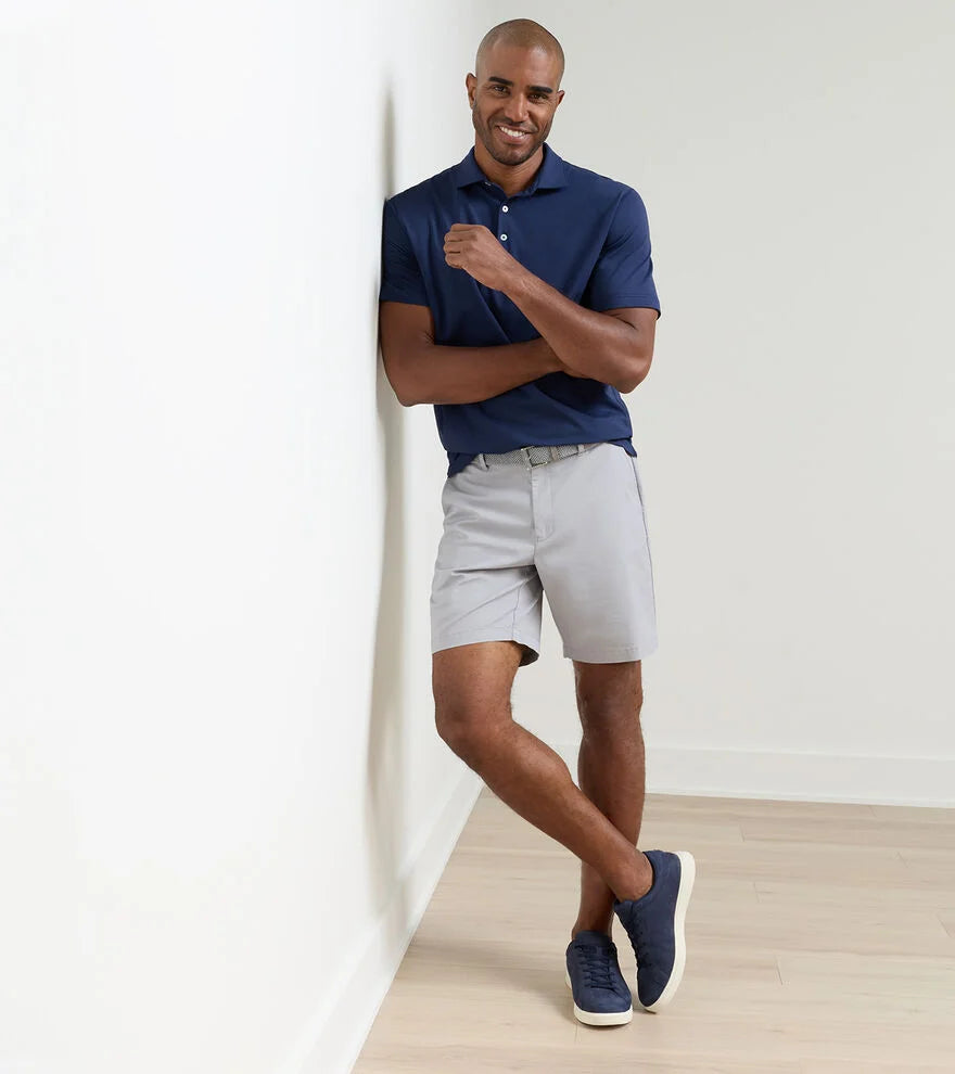 Peter Millar Crown Comfort Short: Mountain Grey