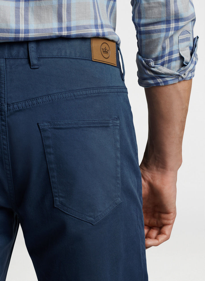 Peter Millar Ultimate Sateen Five-Pocket Pant: Navy