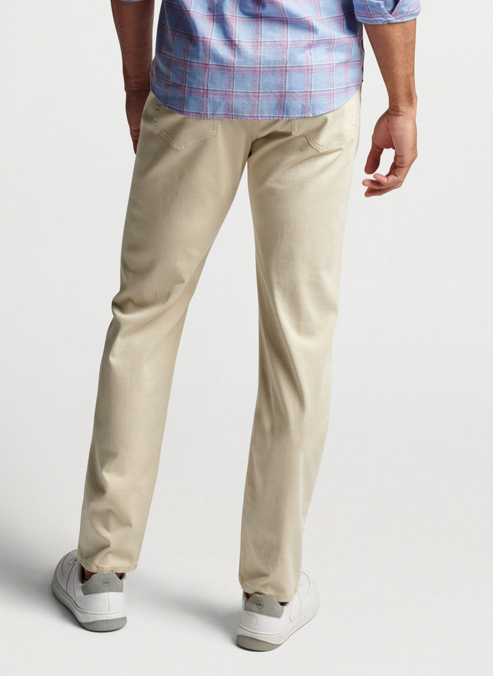 Peter Millar Ultimate Sateen Five-Pocket Pant: Sand