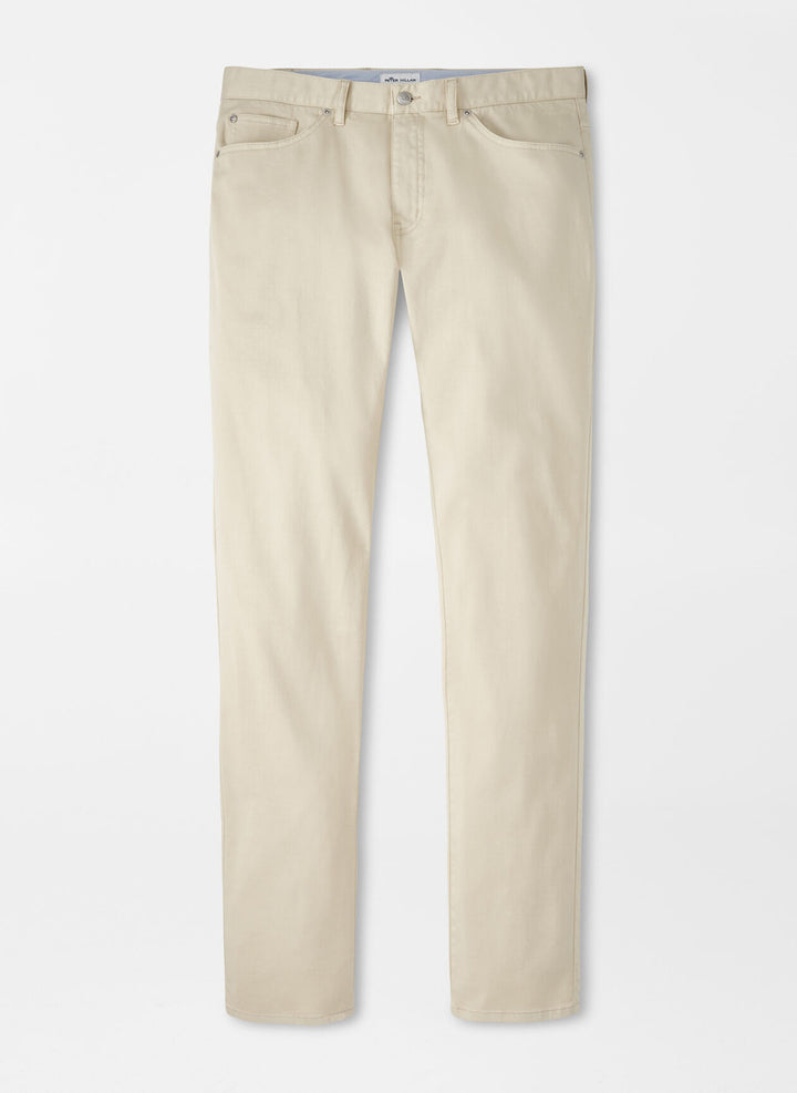 Peter Millar Ultimate Sateen Five-Pocket Pant: Sand