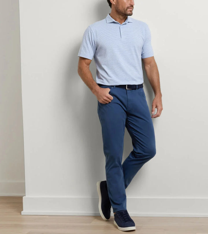 Peter Millar Ultimate Sateen Five-Pocket Pant: Navy