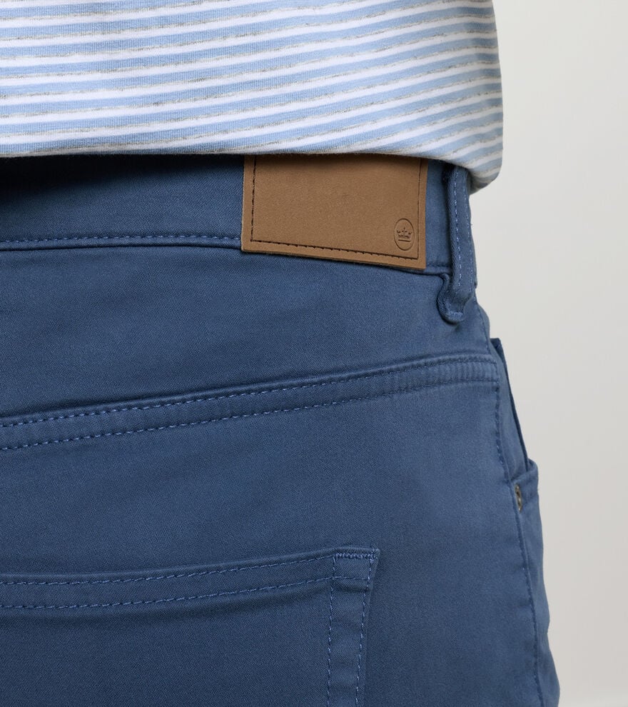 Peter Millar Ultimate Sateen Five-Pocket Pant: Navy