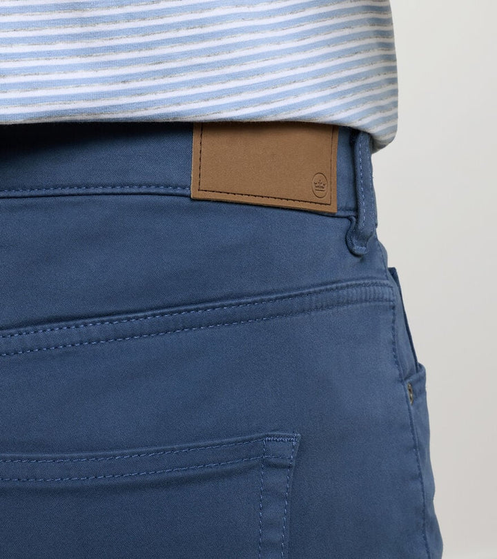 Peter Millar Ultimate Sateen Five-Pocket Pant: Navy