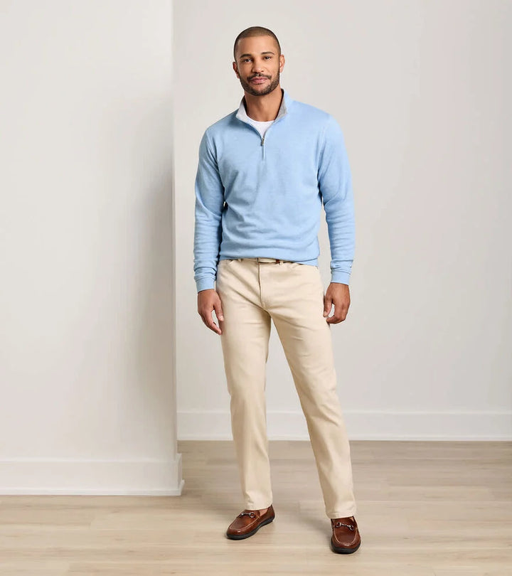 Peter Millar Ultimate Sateen Five-Pocket Pant: Sand