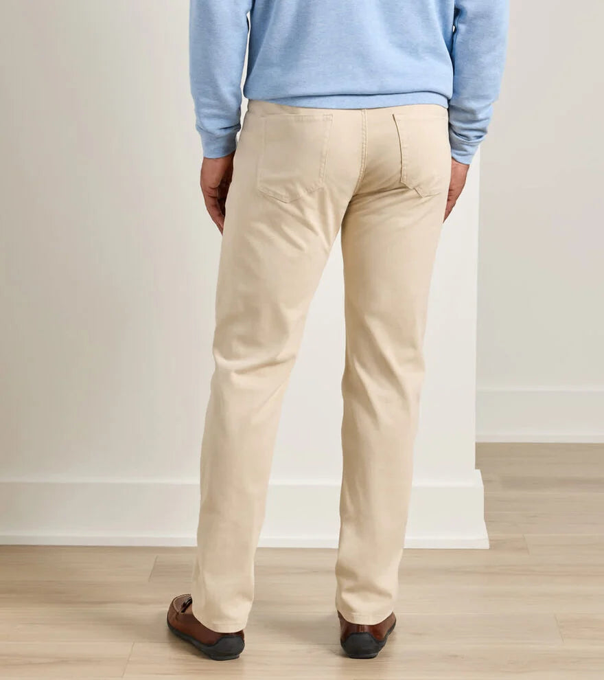 Peter Millar Ultimate Sateen Five-Pocket Pant: Sand