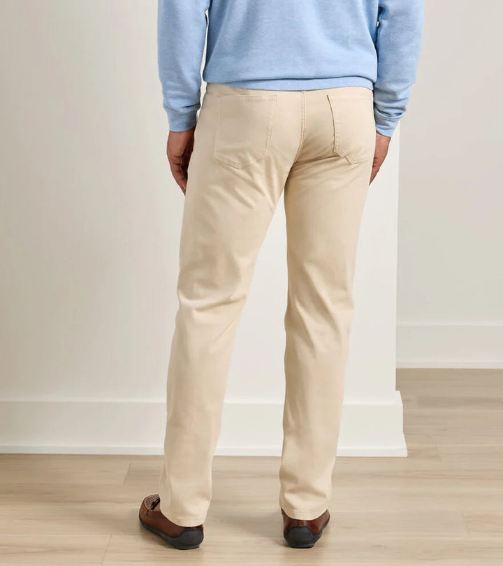 Peter Millar Ultimate Sateen Five-Pocket Pant: Sand