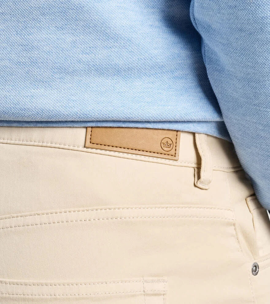 Peter Millar Ultimate Sateen Five-Pocket Pant: Sand