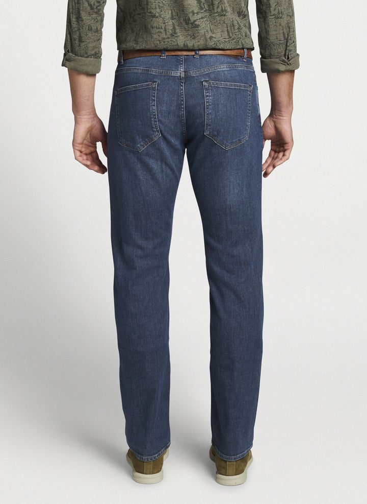 Peter Millar Pilot Mill Denim: Medium Indigo