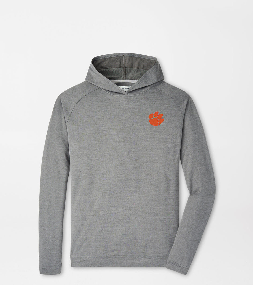 Peter Millar Clemson Pine Performance Hoodie: Iron