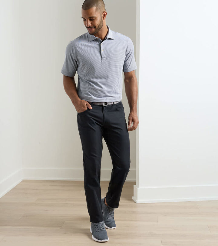 Peter Millar eb66 Performance Five-Pocket Pant: Black