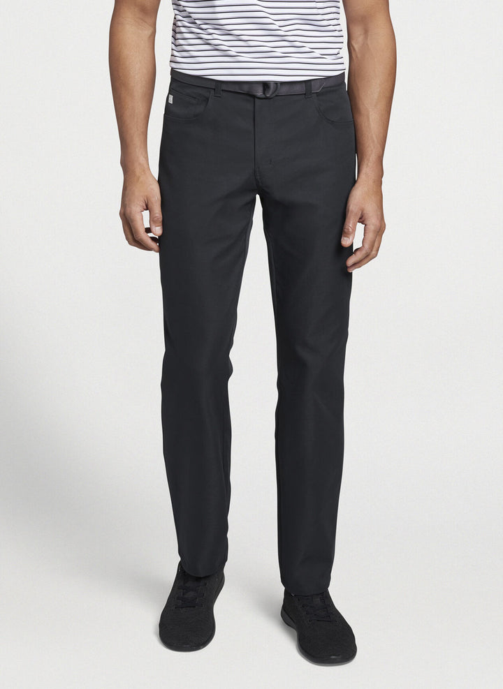 Peter Millar eb66 Performance Five-Pocket Pant: Black