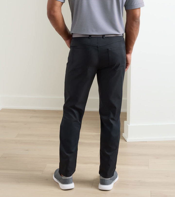 Peter Millar eb66 Performance Five-Pocket Pant: Black