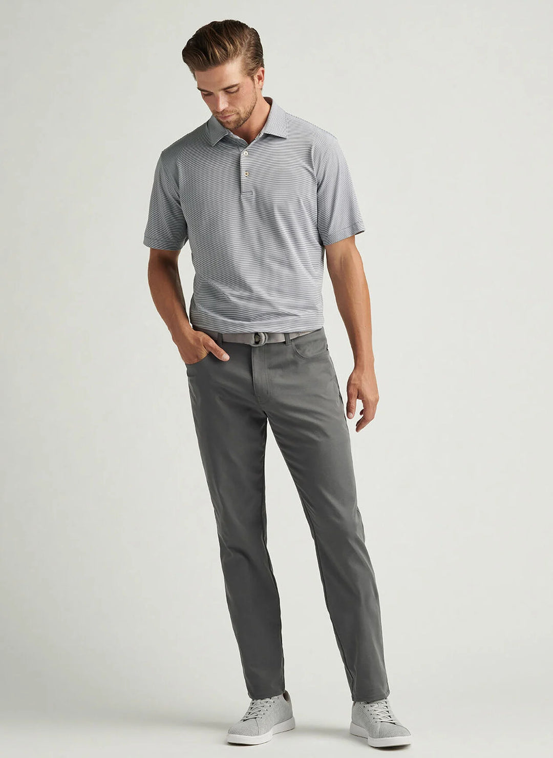 Peter Millar eb66 Performance Five-Pocket Pant: Iron