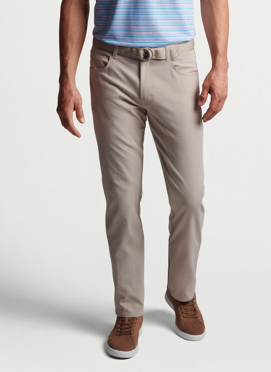 Peter Millar eb66 Performance Five-Pocket Pant: Khaki