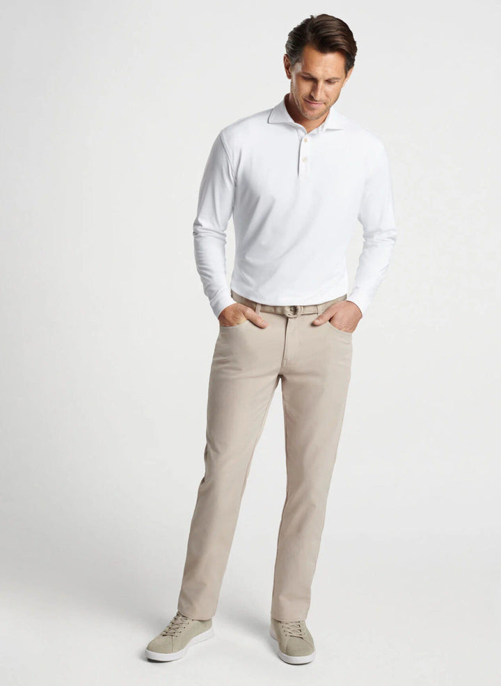 Peter Millar eb66 Performance Five-Pocket Pant: Khaki