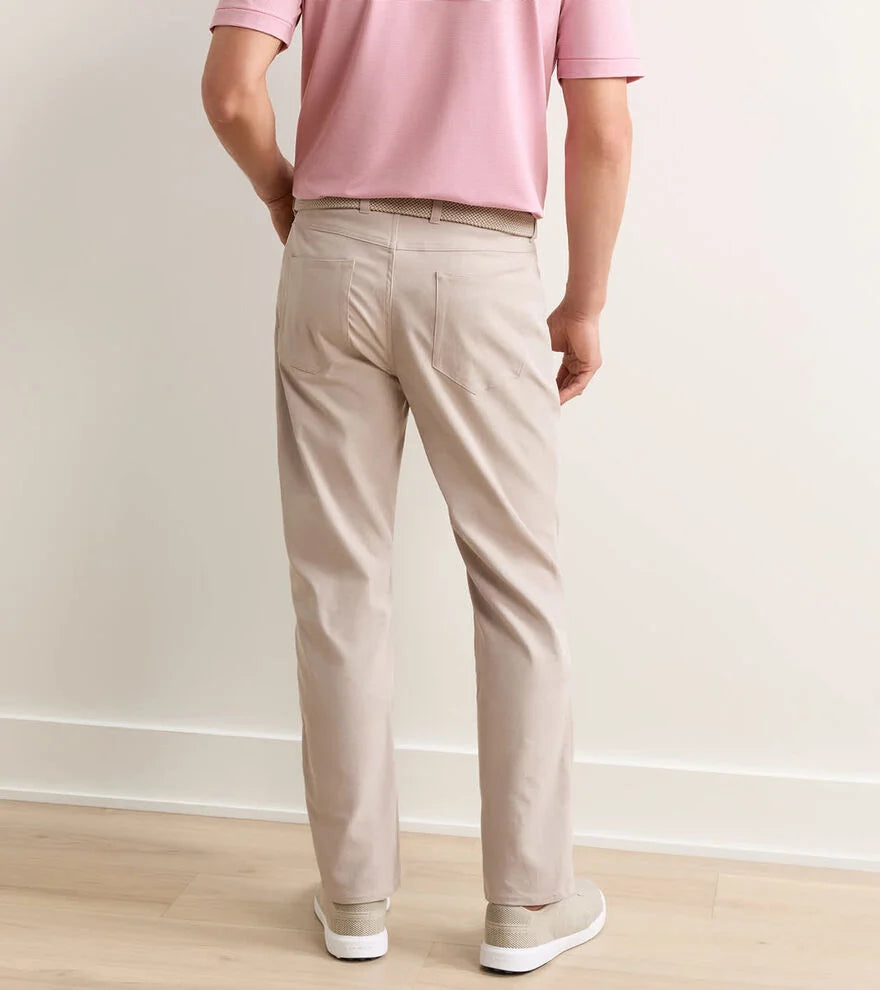 Peter Millar eb66 Performance Five-Pocket Pant: Khaki