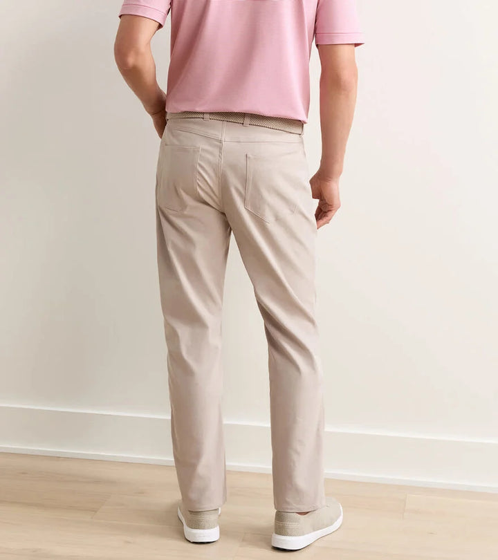 Peter Millar eb66 Performance Five-Pocket Pant: Khaki