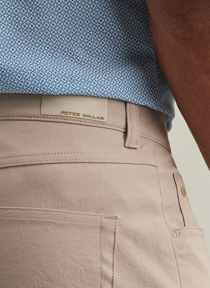 Peter Millar eb66 Performance Five-Pocket Pant: Khaki