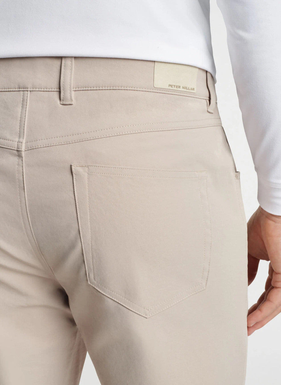 Peter Millar eb66 Performance Five-Pocket Pant: Khaki