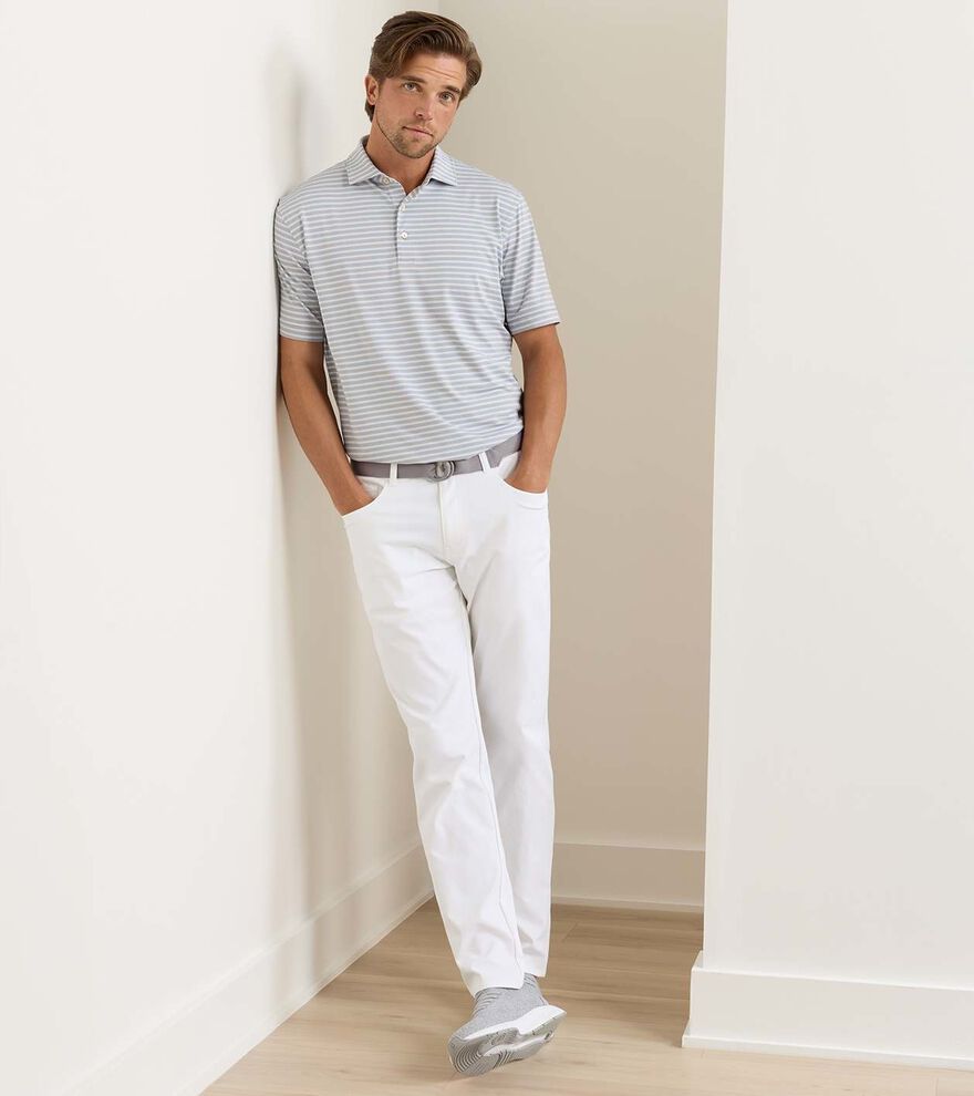 Peter Millar eb66 Performance Five-Pocket Pant: White