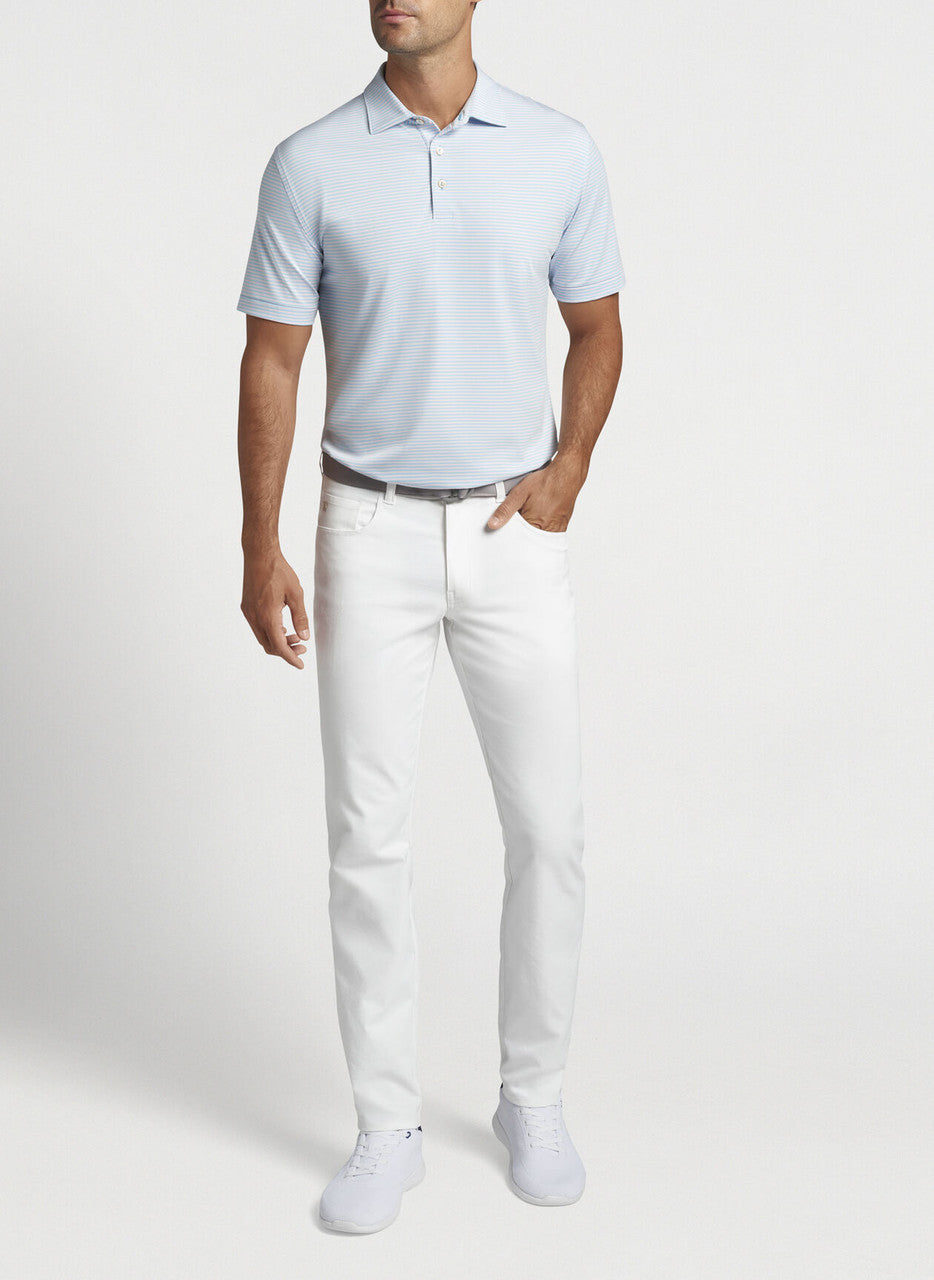 Peter Millar eb66 Performance Five-Pocket Pant: White