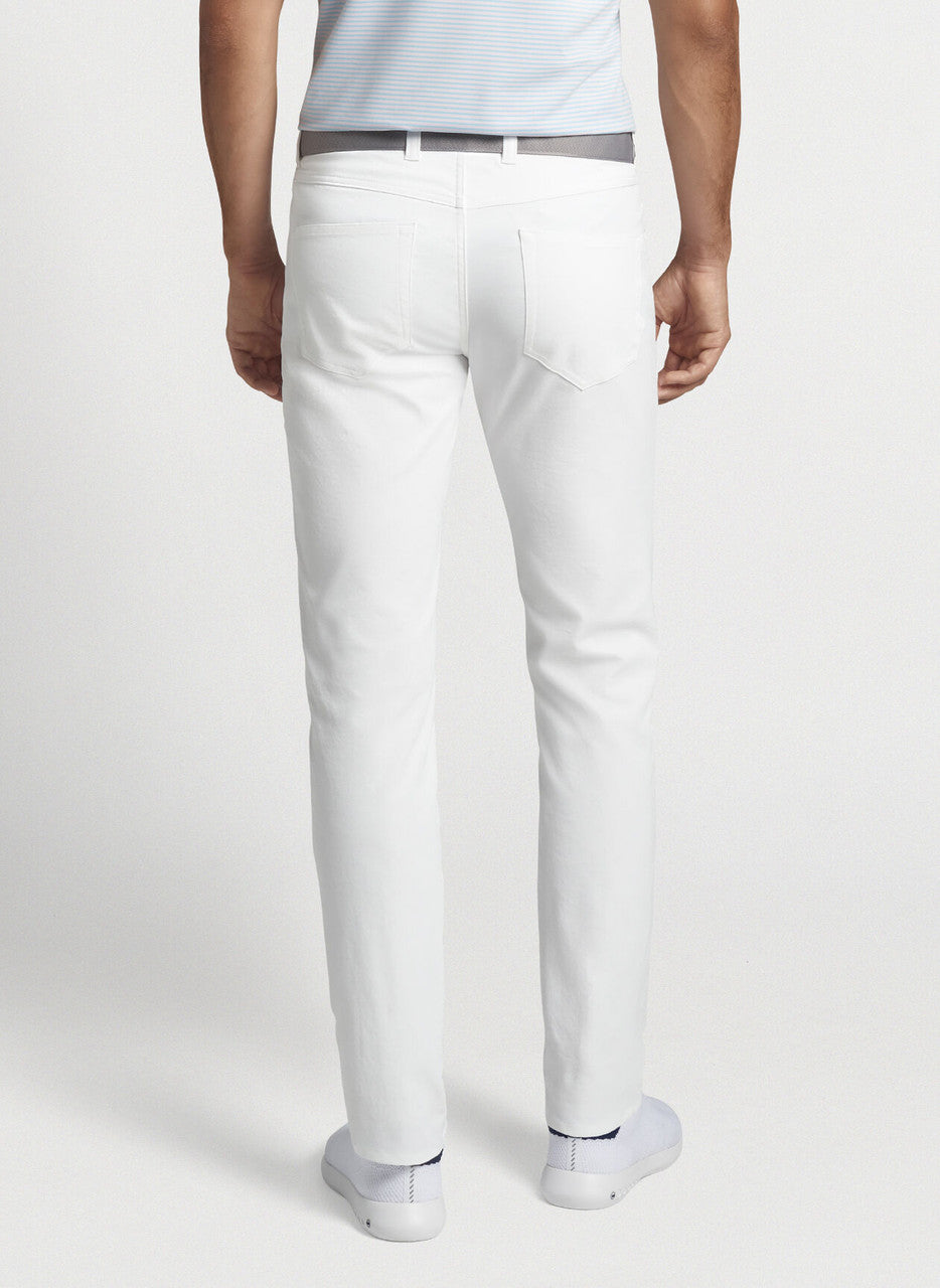 Peter Millar eb66 Performance Five-Pocket Pant: White