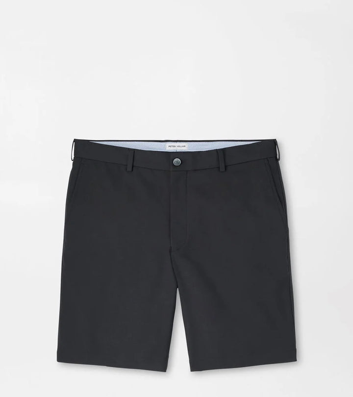 Peter Millar High Drape Performance Salem Short: Black